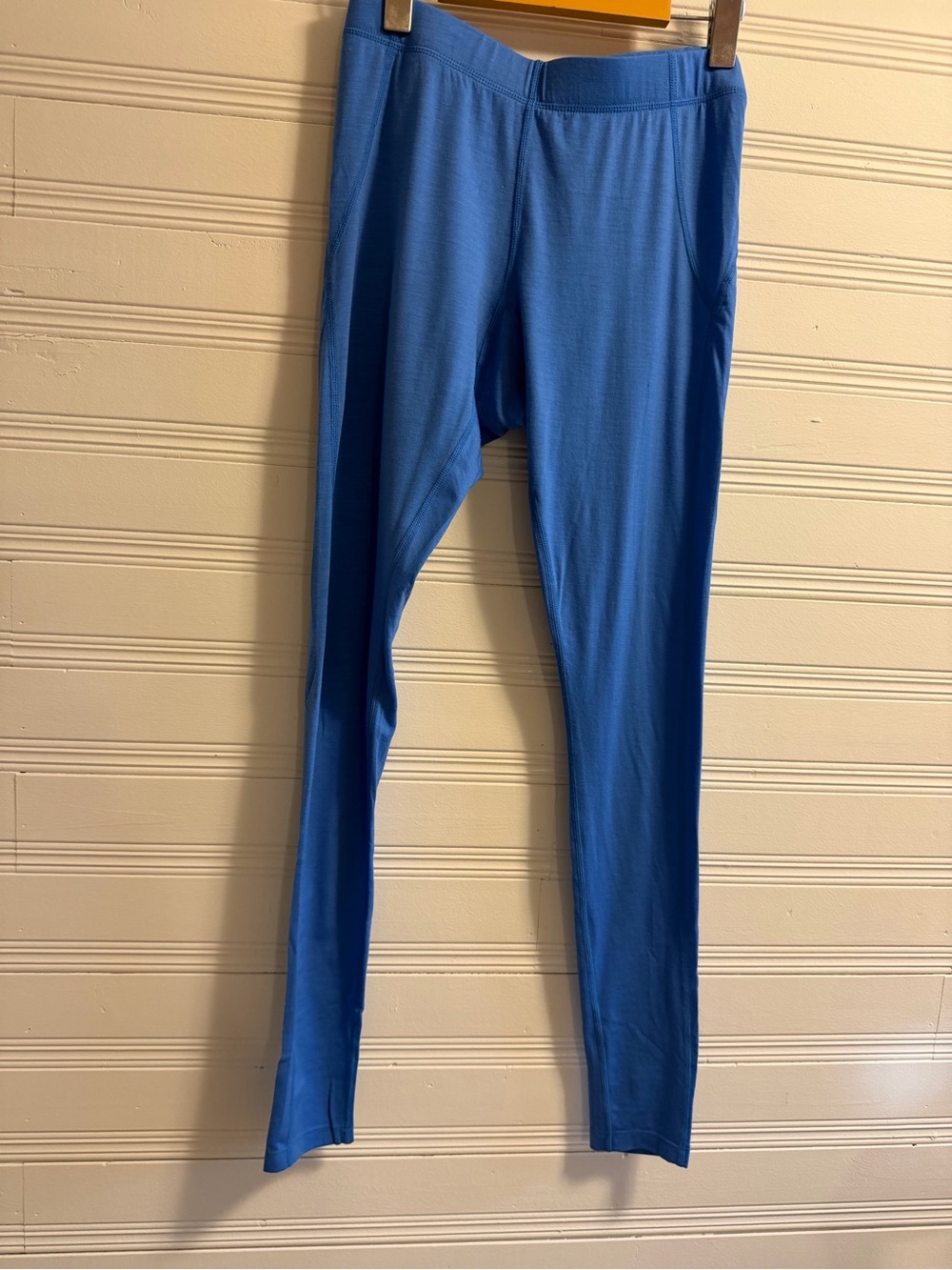 Stoic Merino Wool Baselayer Leggings Women’s S Blue Ski Hiking 83% Wool